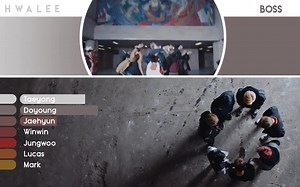 NCT U - BOSS (Line Distribution)