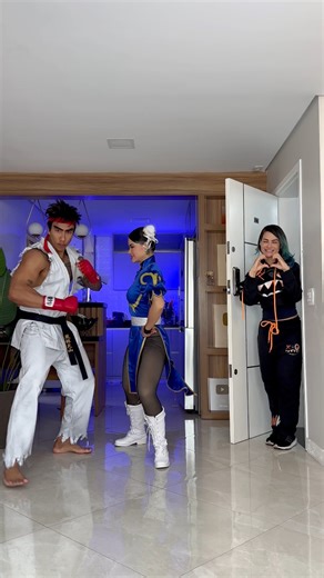 Eu sei que vocês também amam esses heróis 🤭❤️✨. Apollo Sant​⁠ #transition #streetfighter #trend | Mayca Brasil