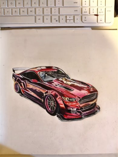 what should I draw next? #mustang #car #carart #drawing #ford