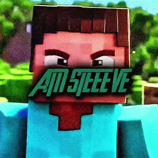 I AM STEEVE 🔥☠️ || MINECRAFT STEVE EDIT || drowning - vague003 (slowed)