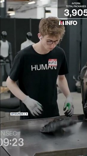 A start-up tests the efficiency of its employee against a machine