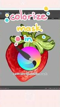 a tutorial on colorize mask in #krita #art #arttutorial #shorts