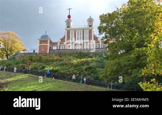 London, UK - October 22, 2025: Walking through the colonnade of Queen's house, 17th century