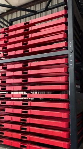 Sheet Metal Storage Rack Install #materialhandling #sheetmetalfabrication #sheetmetals