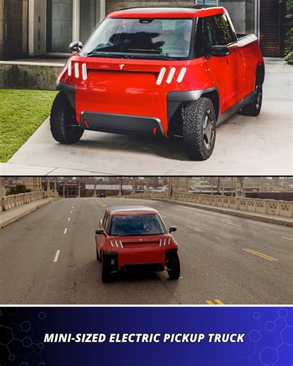 15K views · 104 reactions | Compact yet powerful electric truck seats five, hauls like a full-size pickup, and offers up to 350 miles of range. With a 152-inch length, and a 0-60 mph time of 4 seconds, this EV is built for urban versatility. Would you drive one? | Startup Selfie | Facebook