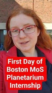 Orientation day of the internship w/ the Museum of Science Planetarium!!! #boston #museum #science