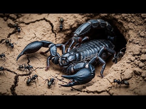 Scorpion vs 1,000 Ants The Ultimate Battle for Survival