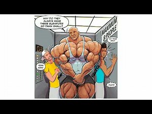 Bodybuilder problems - Muscle growth comic dub