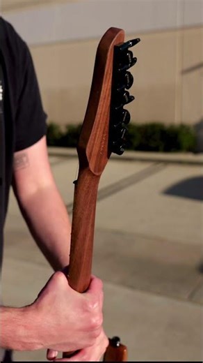 We had to take this all-natural A2 outside to show it off in the sunlight. #guitar #kieselguitars