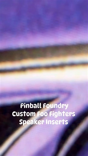 Upgrade your stock diffuser panels from Stern Pinball Foo Fighters Speaker Lighting Kit. https://shop.pinballfoundry.com/products/custom-stern-spike-3-expression-speaker-lighting-replacement-panel-diffusers #foofighters #pinball #mods | The Pinball Foundry