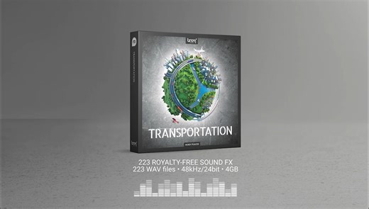 音效：223个电影短片纪录片Vlog剪辑交通音效、汽车、火车、轮船、飞机、转场过渡交通环境氛围音效 Boom Library - Transportation