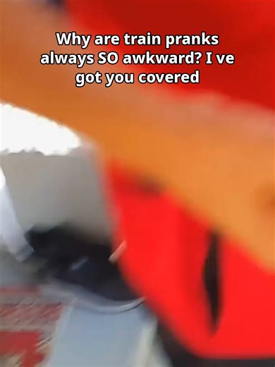 Trainpranks Ep.02 - Why are train pranks always SO awkward Ive got you covered #fyp #pranks #friends #train #humor