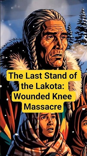 The Last Stand of the Lakota: Wounded Knee Massacre #historyshorts