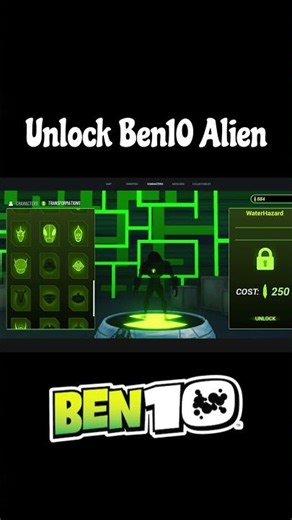 Unlock Ben10 Alien I Ben10 Galvan Game #ben10 #ben10classic #ben10alienforce #gaming #ahorts