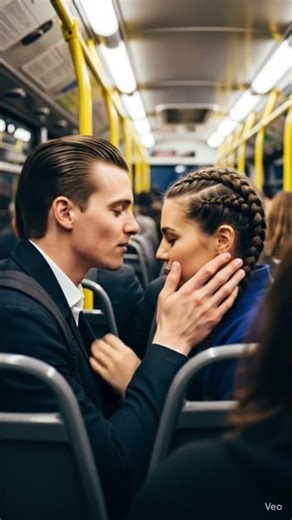 A Quiet Kiss on a Crowded Bus ❤️