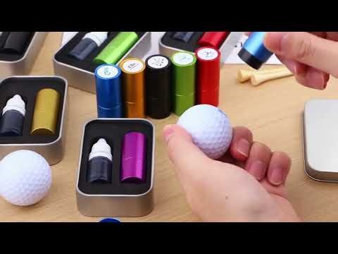 ⛳✨ Personalized Golf Ball Stamp & Marker Set