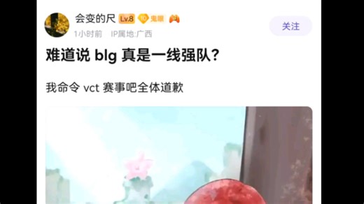 【v吧热议】难道说BLG真是一线强队？