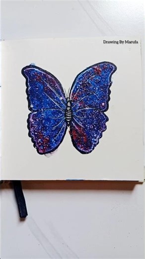 “Galaxy ✨🌌💫Butterfly Art – Easy Acrylic Painting” #painting #shorts #butterfly #art