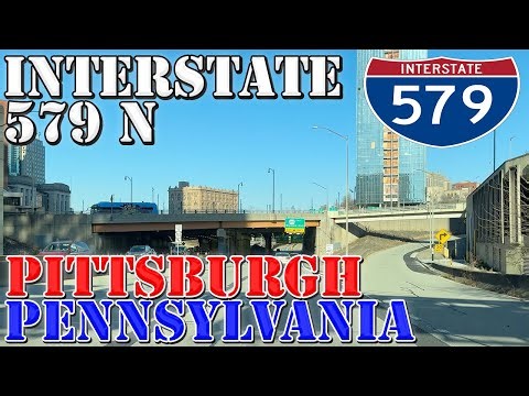 I-579 North - Pittsburgh - Pennsylvania - 4K Highway Drive
