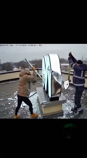 Night Vision Camera Spots Neema the Night Guard in Strange Form