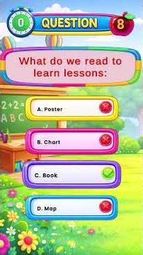 Easy School GK Quiz for Children | Beginner Level Questions‪@kidsLearnTVNursery-Rhymes‬ #kidsquiz