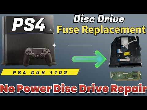 PS4 Blu-ray Drive Not Spinning? Fix It with This Fuse Replacement