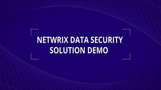 Netwrix Data Security Solution Demo