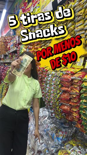 5 tiras de snacks por menos de $10 💕☺️🥳🍭🎊 #combos #emprendedor #snacks #confiteriadonhernan #viralvideos