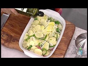 Cómetelo | Atún encebollado con patatas panaderas