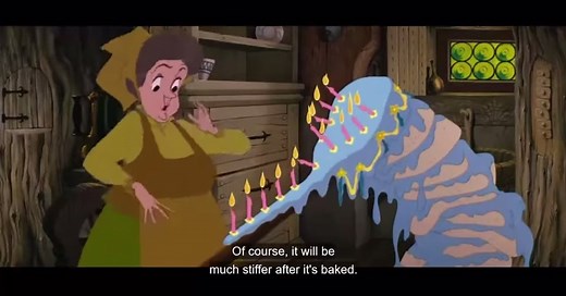 Sleeping Beauty Cake Scene: Classic Disney Nostalgia
