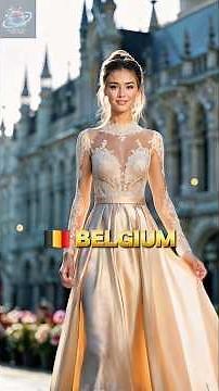 Part 4 - Countries as Beautiful Brides in Elegant Wedding Dresses #weddingclothes #prettylittlebaby