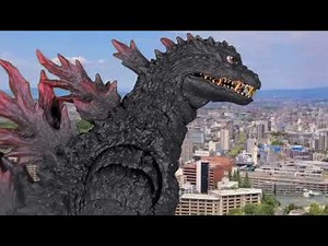 Godzilla comes ashore short Stop Motion Animation #godzilla #stopmotion #shortfilms