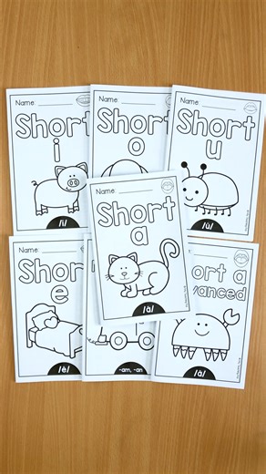 Comment BOOKS for the link to this set of phonics books. These phonics books are one of the most convenient phonics tools. Just print, fold, and go! They’re packed with activities for encoding (spelling), decoding (reading), reading comprehension and more! You can use these books for morning work, small groups, homework, or whole-class activities. Plus, they’re Science of Reading aligned (and UFLI friendly) 😉 Comment BOOKS for the link 💗 | My Teaching Pal