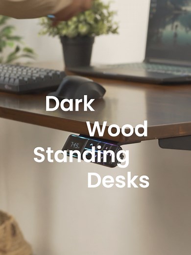 Enhance Your Space with Dark Hardwood Table Tops from Omnidesk