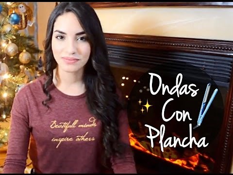 ONDAS CON PLANCHA (tutorial) / Kimberly Loaiza