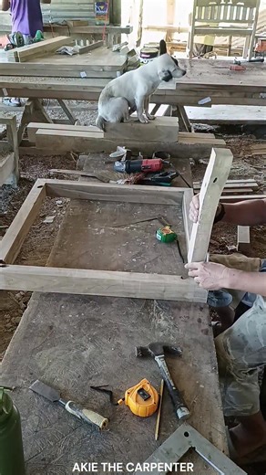 1K views · 3 comments | How to Make a Simple Dining Table 4 Seaters I Minimalist Design Table Woodwork I Akie The Carpenter | Akie The Carpenter | Facebook