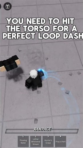 Loop dash tutorial #tsb #thestrongestbattlegrounds #tsbg #roblox