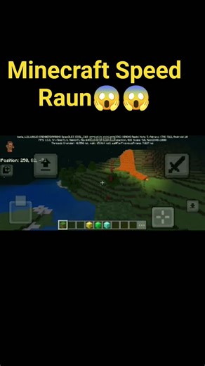 Minecraft Speed run practice #minecraft 😱😱😱