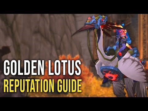 Golden Lotus Reputation Guide - Get your Crane Mounts in Less than 2 Hours!