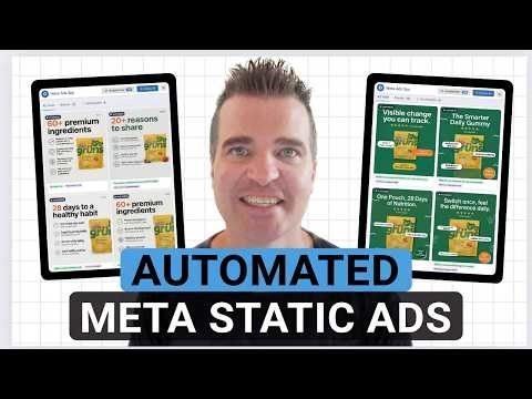 How I Create Meta Static Ads at Scale Using AI (Full Workflow)