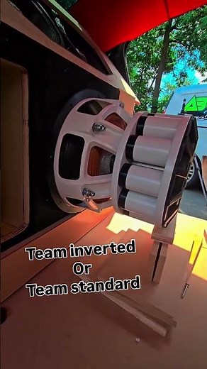 Are you rocking your #subwoofer inverted or standard? #skyhighcaraudio #subwoofers #car #audio