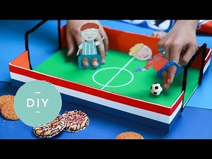 Vinger voetbalspel maken | Een leuke knutsel voor voetbal fans!