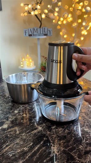 3 Speed Electric Food Processor and Meat Grinder