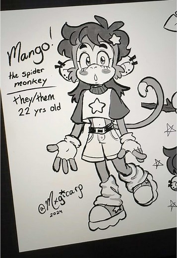 Mango: A Unique Monkey Sonic OC Design