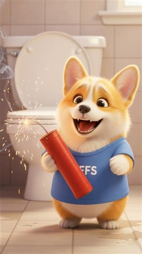 What happens when you flush a firecracker down the toilet? 🧨🚽 #shorts #prank