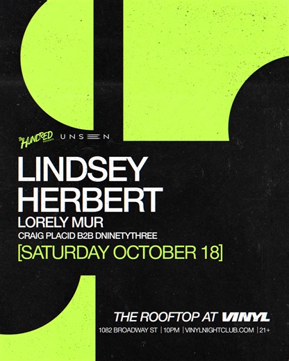 Techno baddies, wya?! 🖤 From LA to Berlin, Lindsey Herbert channels underground techno with peak intensity to deliver beats that are sharp and uncompromising. The floor is hers on Saturday, 10/18. Tickets available → http://vinylnightclub.com/lindseyherbert | Club Vinyl