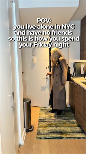 friday nights alone in nyc. sushi, skincare, infrared mat, and lucas on the couch. happy introvert life 🤍 . . #solovlog #asmrvlog #livingalone #cozyvlog #pov