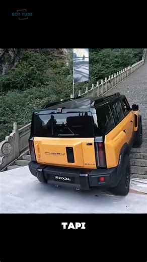 After This Car Failed to Conquer the Mountain😨 #shorts #car #electriccar #interesting #vehicle #m...