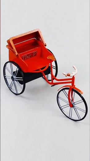How to Make a Mini Rickshaw That Moves!🛺👩‍🔧