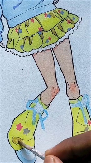 👻Girl drawing #shorts #art #artwork #drawing